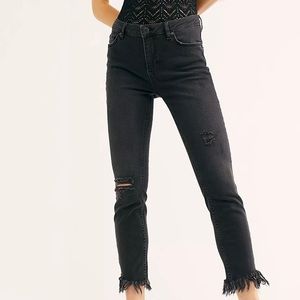 Free People Fringe Jeans